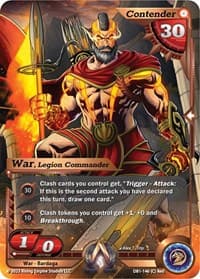 War, Legion Commander - Year of the Dragon - Alpha Clash card