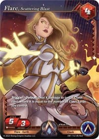 Flare, Scattering Blast - Year of the Dragon - Alpha Clash card