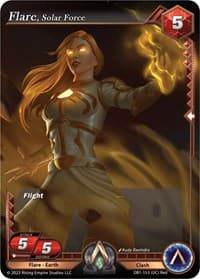 Flare, Solar Force - Year of the Dragon - Alpha Clash card