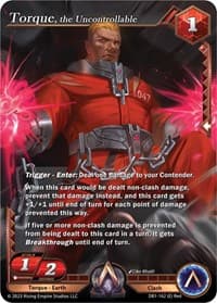Torque, the Uncontrollable - Year of the Dragon - Alpha Clash card