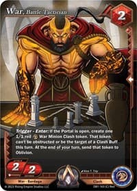 War, Battle Tactician - Year of the Dragon - Alpha Clash card