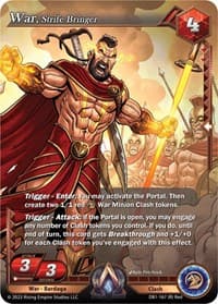 War, Strife Bringer - Year of the Dragon - Alpha Clash card