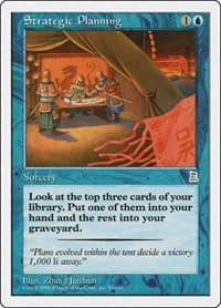 Strategic Planning - Portal Three Kingdoms - Magic: The Gathering card