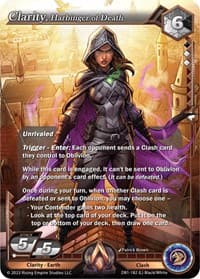 Clarity, Harbinger of Death - Year of the Dragon - Alpha Clash card
