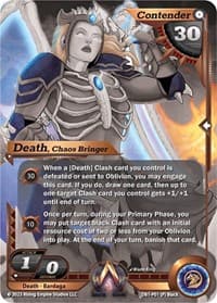 Death, Chaos Bringer (Monochrome) - Year of the Dragon - Alpha Clash card