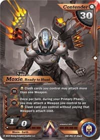 Moxie, Ready to Hunt (Monochrome) - Year of the Dragon - Alpha Clash card