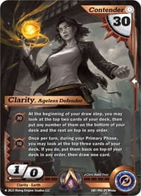 Clarity, Ageless Defender (Monochrome) - Year of the Dragon - Alpha Clash card