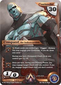 Conquest, the Indestructible (Monochrome) - Year of the Dragon - Alpha Clash card