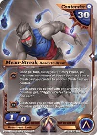 Mean-Streak, Ready to Brawl (Monochrome) - Year of the Dragon - Alpha Clash card