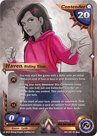 Haven, Biding Time (Monochrome) - Year of the Dragon - Alpha Clash card