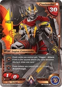 War, Legion Commander (Monochrome) - Year of the Dragon - Alpha Clash card