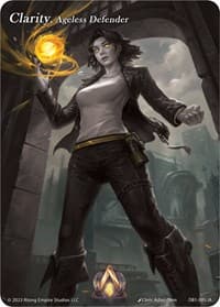 Clarity, Ageless Defender (Iconic Art) - Year of the Dragon - Alpha Clash card