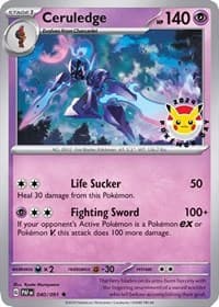 Ceruledge - 040/091 (Pokemon Day 2024) (Cosmos Holo) - Miscellaneous Cards & Products - Pokemon card