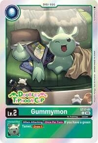 Gummymon - Starter Deck 17: Double Typhoon Advanced Deck Set Pre-Release Cards - Digimon Card Game card
