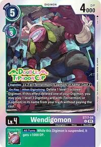 Wendigomon - Starter Deck 17: Double Typhoon Advanced Deck Set Pre-Release Cards - Digimon Card Game card