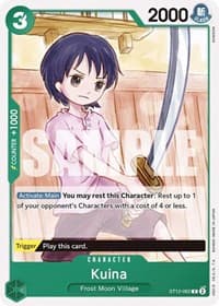 Kuina - ST-12: Starter Deck 12 Zoro and Sanji - One Piece Card Game card