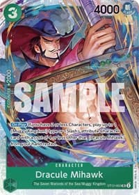 Dracule Mihawk - ST-12: Starter Deck 12 Zoro and Sanji - One Piece Card Game card