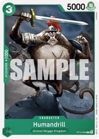 Humandrill - ST-12: Starter Deck 12 Zoro and Sanji - One Piece Card Game card