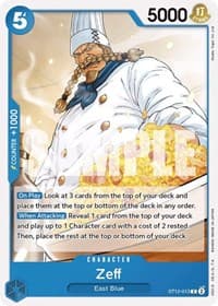 Zeff - ST-12: Starter Deck 12 Zoro and Sanji - One Piece Card Game card