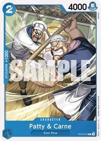 Patty & Carne - ST-12: Starter Deck 12 Zoro and Sanji - One Piece Card Game card