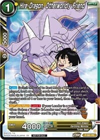 Hire-Dragon, Otherworldly Friend (Zenkai Series Tournament Pack Vol.7) - Tournament Promotion Cards - Dragon Ball Super: Masters card