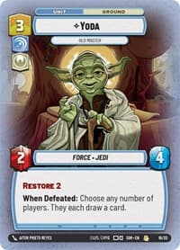Yoda - Old Master - Spark of Rebellion: Weekly Play Promos - Star Wars: Unlimited card
