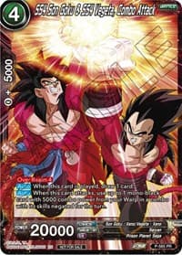 SS4 Son Goku & SS4 Vegeta, Combo Attack (Zenkai Series Tournament Pack Vol.7) - Tournament Promotion Cards - Dragon Ball Super: Masters card