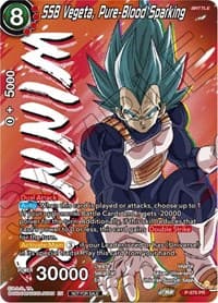 SSB Vegeta, Pure-Blood Sparking (Zenkai Series Tournament Pack Vol.7) (Winner) - Tournament Promotion Cards - Dragon Ball Super: Masters card