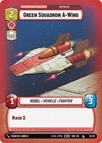 Green Squadron A-Wing - Spark of Rebellion: Weekly Play Promos - Star Wars: Unlimited card