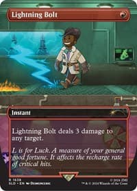 Lightning Bolt (1638) - Secret Lair Drop Series - Magic: The Gathering card
