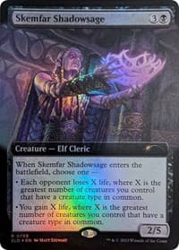 Skemfar Shadowsage (Extended Art) - Secret Lair Drop Series - Magic: The Gathering card