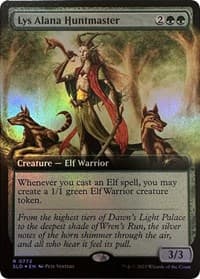 Lys Alana Huntmaster (Extended Art) - Secret Lair Drop Series - Magic: The Gathering card