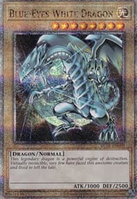 Blue-Eyes White Dragon (Quarter Century Secret Rare) - 25th Anniversary Ultimate Kaiba Set - YuGiOh card