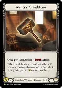 Miller's Grindstone - LGS240 - Flesh and Blood: Promo Cards - Flesh and Blood TCG card