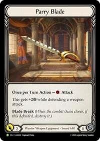 Parry Blade - LGS242 - Flesh and Blood: Promo Cards - Flesh and Blood TCG card
