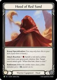 Hood of Red Sand - LGS249 - Flesh and Blood: Promo Cards - Flesh and Blood TCG card