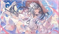 "Vestia Zeta Birthday Celebration 2022" Let's Go To The Beach! - Rubber Mat - Hololive Production Official Playmats - Playmats card