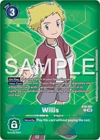 Willis (Reprint) - Starter Deck 17: Double Typhoon Advanced Deck Set - Digimon Card Game card