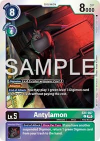 Antylamon (Reprint) - Starter Deck 17: Double Typhoon Advanced Deck Set - Digimon Card Game card