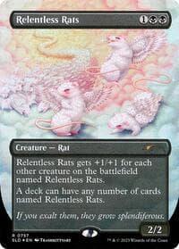 Relentless Rats (757) - Secret Lair Drop Series - Magic: The Gathering card