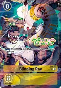 Blinding Ray (Bonus Pack) - Starter Deck 17: Double Typhoon Advanced Deck Set Pre-Release Cards - Digimon Card Game card