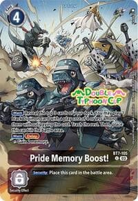 Pride Memory Boost! (Bonus Pack) - Starter Deck 17: Double Typhoon Advanced Deck Set Pre-Release Cards - Digimon Card Game card