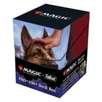Fallout Dogmeat, Ever Loyal 100+ Deck Box for Magic: The Gathering - Ultra Pro Deck Boxes - Deck Boxes card