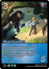 Mark Your Prey - Challenger Series: Vox Machina and Mighty Nein - UniVersus card