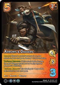 Arrows & Daggers - Challenger Series: Vox Machina and Mighty Nein - UniVersus card