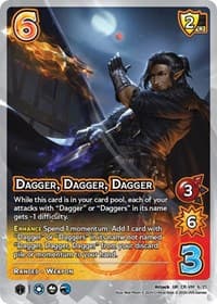Dagger, Dagger, Dagger - Challenger Series: Vox Machina and Mighty Nein - UniVersus card