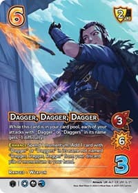 Dagger, Dagger, Dagger (Alternate Art) - Challenger Series: Vox Machina and Mighty Nein - UniVersus card