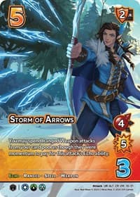 Storm of Arrows (Alternate Art) - Challenger Series: Vox Machina and Mighty Nein - UniVersus card