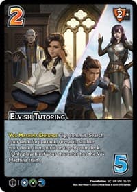 Elvish Tutoring - Challenger Series: Vox Machina and Mighty Nein - UniVersus card