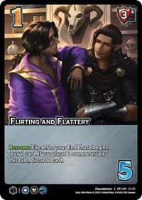 Flirting and Flattery - Challenger Series: Vox Machina and Mighty Nein - UniVersus card